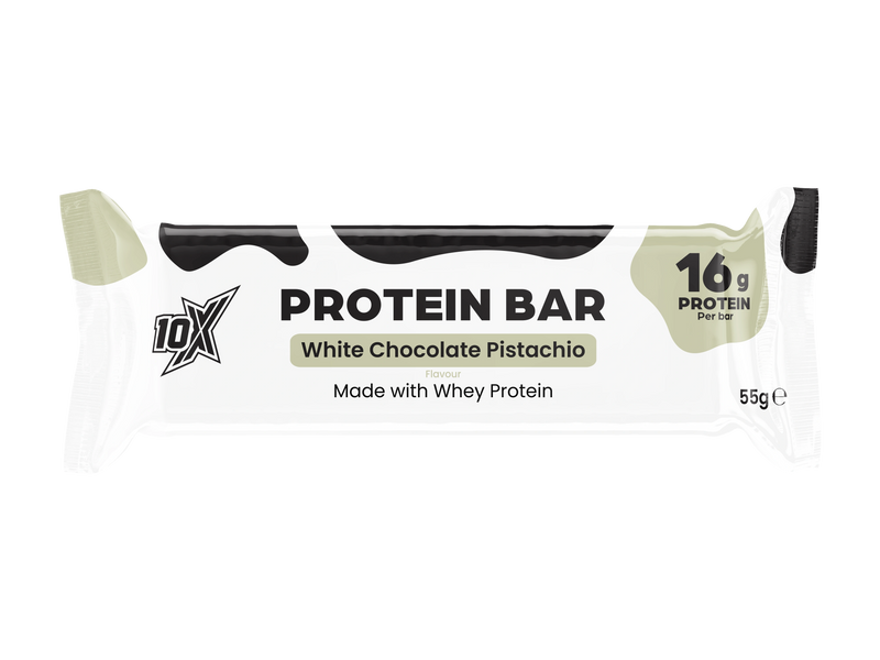 10X PROTEIN BAR - WHITE CHOCOLATE PISTACHIO - Single Bar