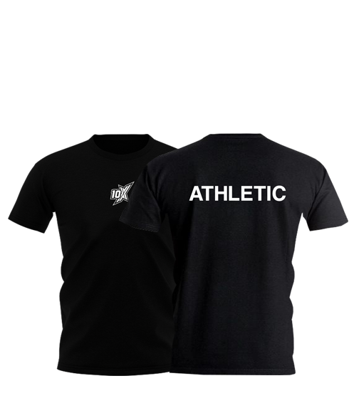 10X LOGO TEE, BLACK