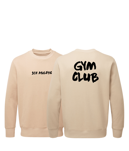 10X ATHLETIC GYM CLUB 2.0 DESERT SAND SWEATSHIRT