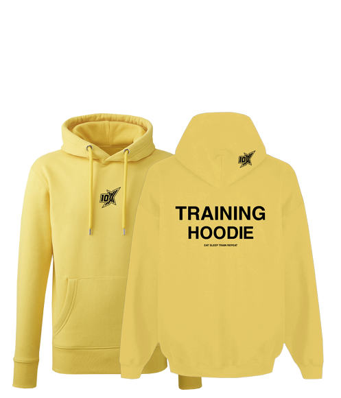 10X ATHLETIC CHUNKY TRAINING HOODIE YELLOW