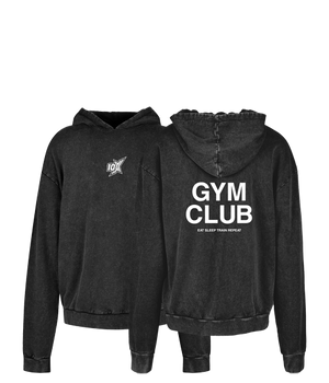 10X ATHLETIC ACID WASH OVERSIZE HOODIE
