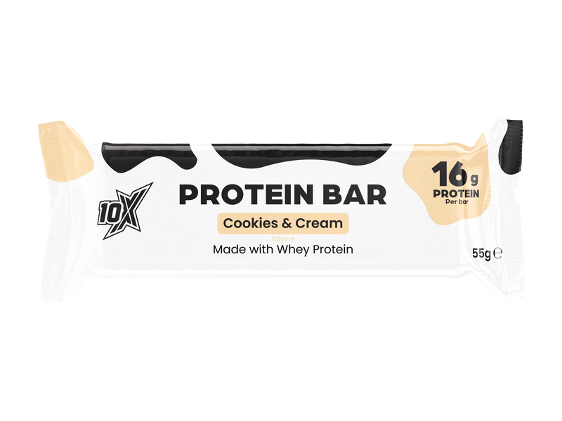 10X PROTEIN BAR - COOKIES AND CREAM - Single Bar