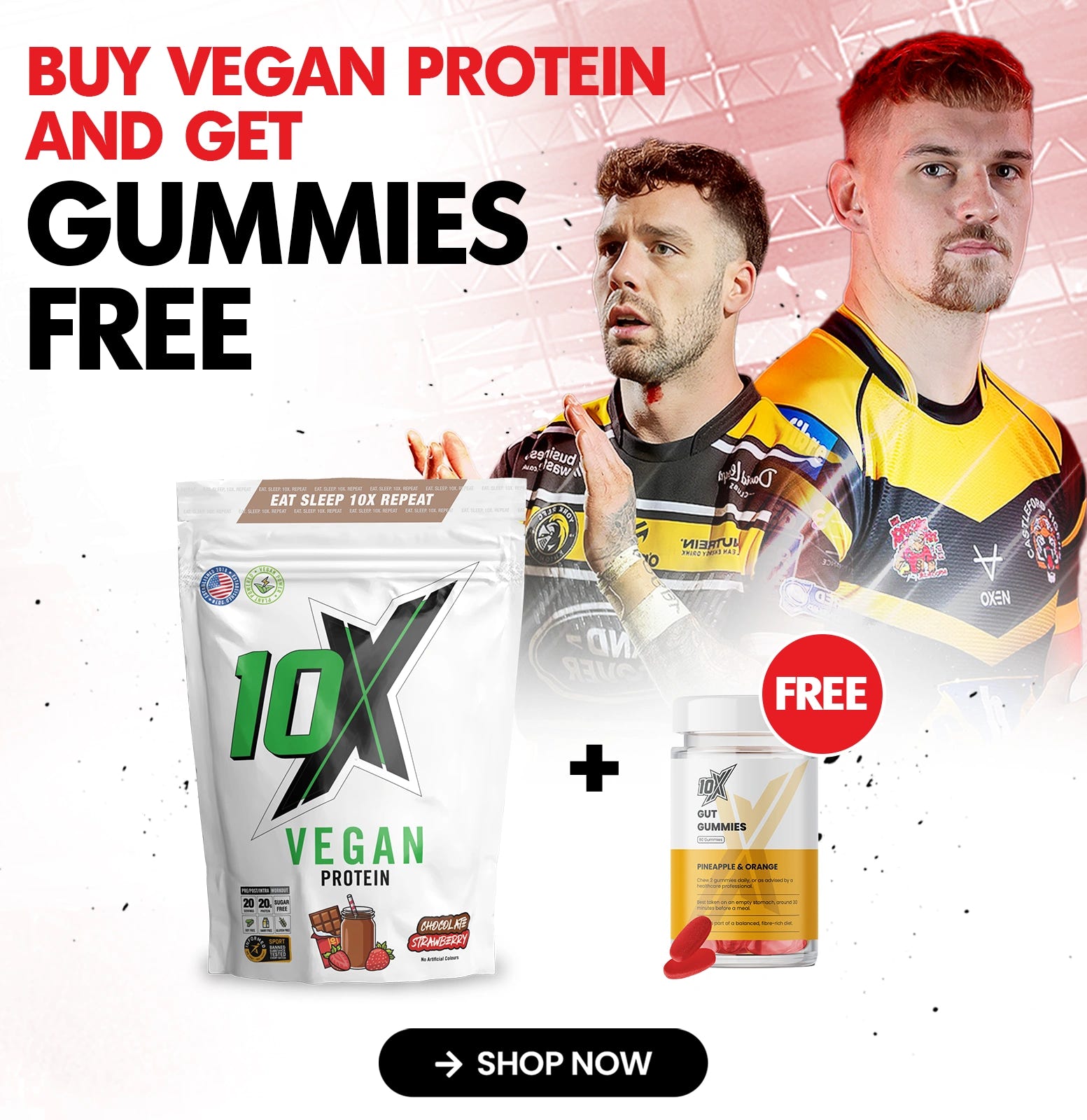 Buy Vegan Protein and Get Free Gummies