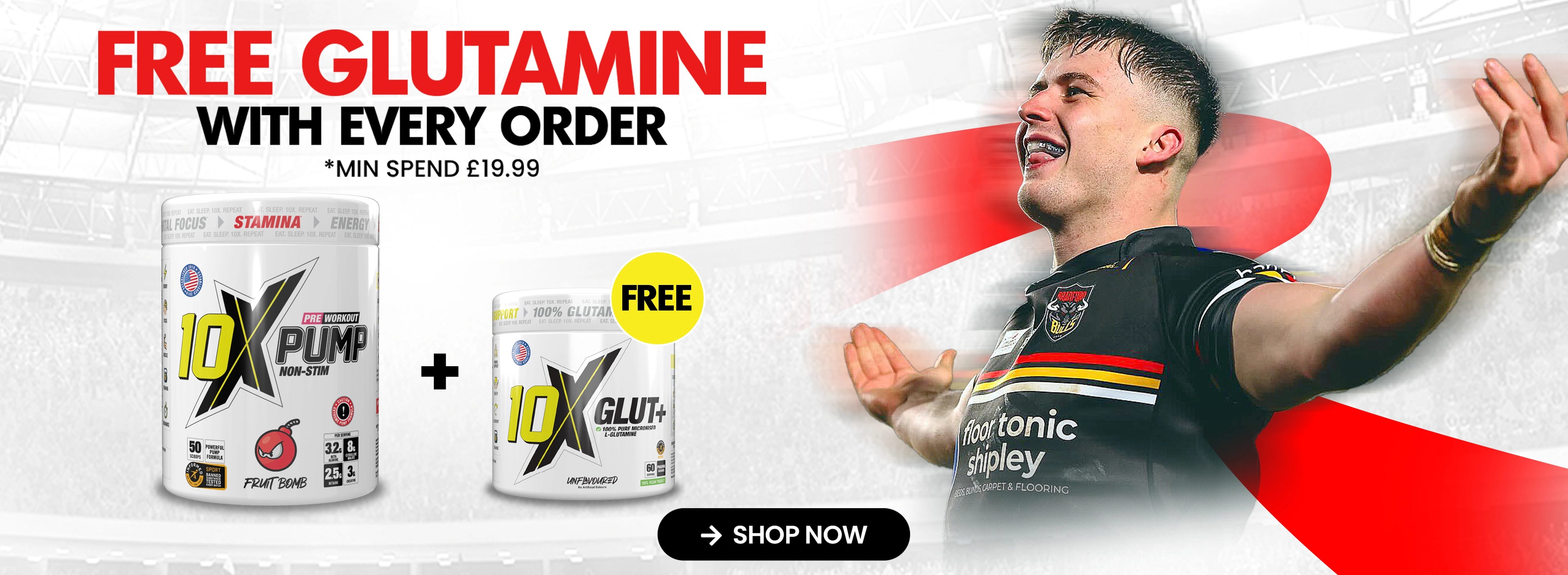 Free Glut+ on Every Order