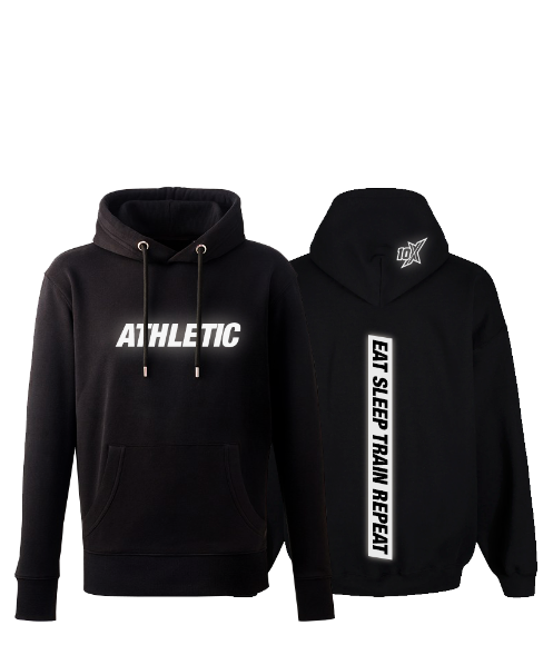 10X ATHLETIC CHUNKY HOODIE, REFLECTIVE