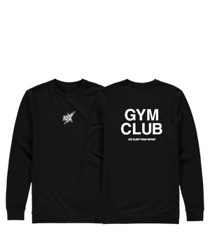 10X ATHLETIC GYM CLUB BLACK SWEATSHIRT